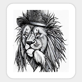 Mr Lion Sticker